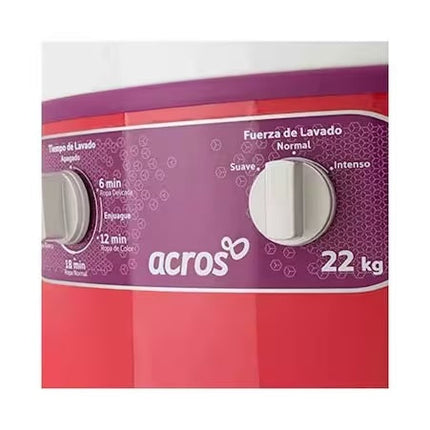 Lavadora Acros ALF2253EC 22 Kg Acero Porcelanizado Coral
