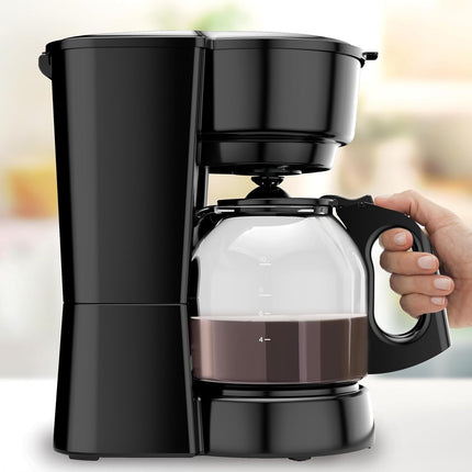 Cafetera Black&Decker CM0916B 12 Tz Base Caliente Jarra Antigoteo Negro