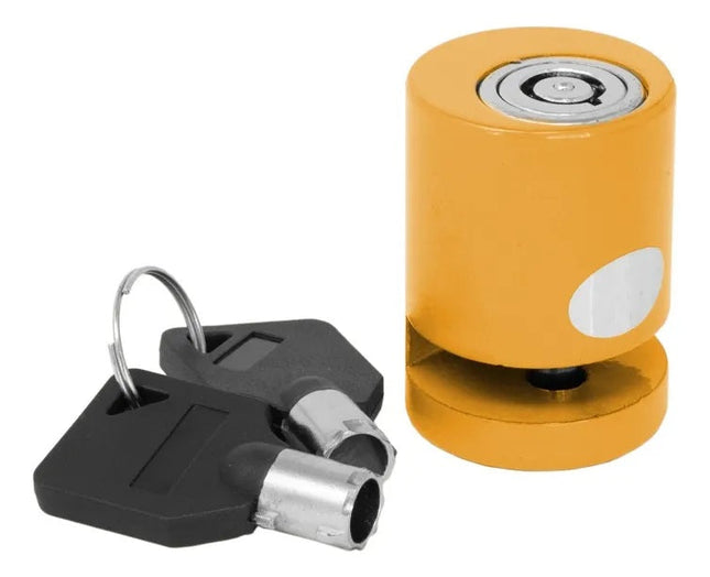 Candado De Moto P/disco R-1004 Basico Amarillo