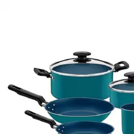 Paquete 2 Baterias Tramontina 27899363 / 27899364 9 piezas Coral + Verde