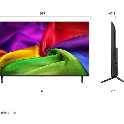 Pantalla LG 43NU800BPSC 43'' Smart Tv Nano 4K Webos AI