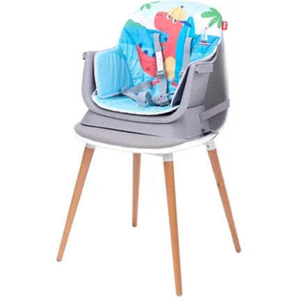 SILLA ALTA GROW WHIT ME 4 EN 1 AZUL GRIS
