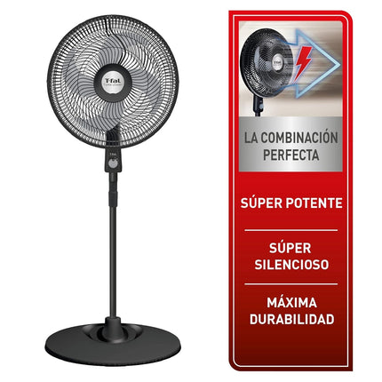 Ventilador T-Fal VE2910X0 Turbo Power 3 Vel 70W 4 aspas Silencioso
