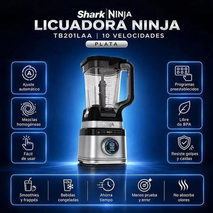 Licuadora Profesional Ninja TB201LAA Blendsense Negro