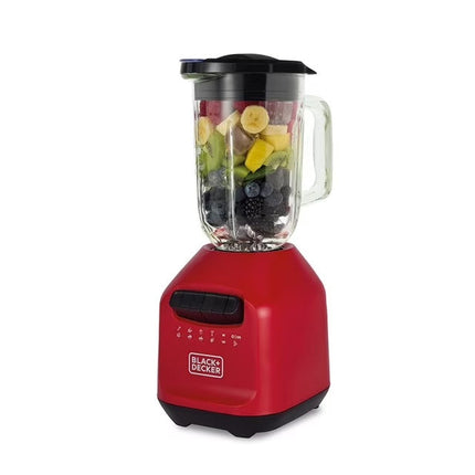 Licuadora Black & Decker BL2209GBR-LA Vaso Vidrio 900W 8 Vel Rojo