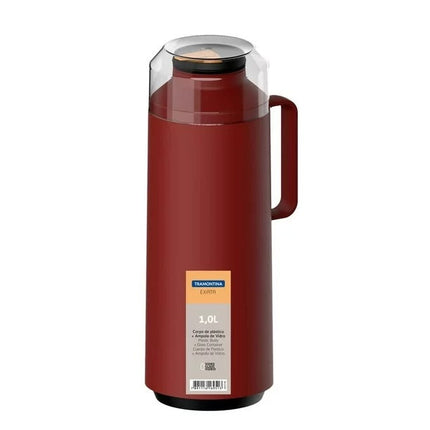 Jarra Termo Tramontina 61637106 de plástico 1 L Exata  Rojo