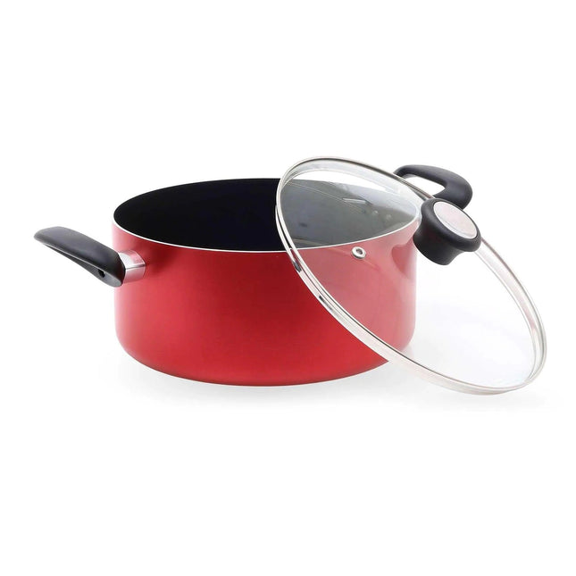 Batería de Cocina T-fal B214SC84 Platinum Red 12 Piezas de Aluminio
