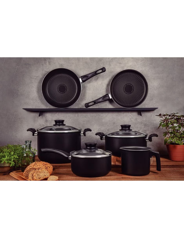 Bateria Tramontina 28599053 Paris 9 Piezas Negra