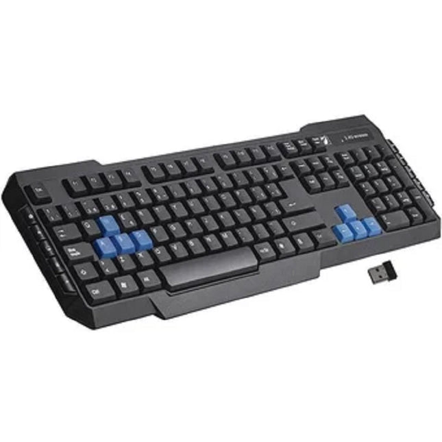 Teclado Mitzu 18-8393 Inalámbrico Green Leaf Multimedia 2.4G