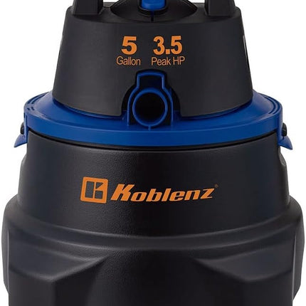 Aspiradora Multiusos Koblenz WD-5 MA Azul 5 galones + Bolsa de vacío para Almacenar de regalo