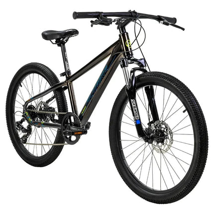 Bicicleta Alubike 24 Sierra 8 Velocidades De Aluminio Gris Oscuro Unitalla