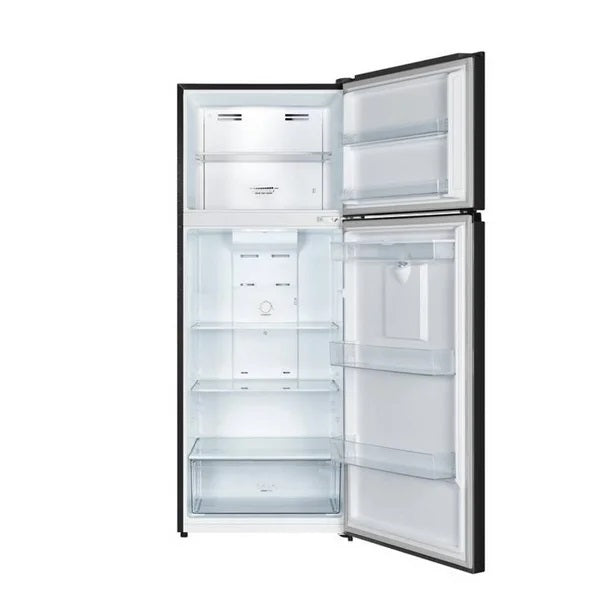 Refrigerador Hisense RT14N6CBX2 Top Mount 14 Pies Negro con Despachador