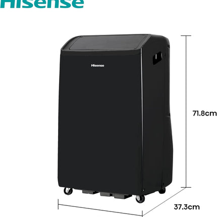 Aire Acondicionado Portatil Hisense AP14HWRL 11380 BTU de 115V 3 Vel Negro