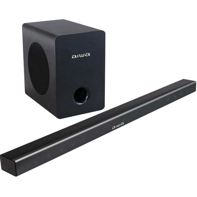 Barra de Sonido AIWA AWSBH1W-W con Subwoofer de 2.1 Canales Wireless 120W
