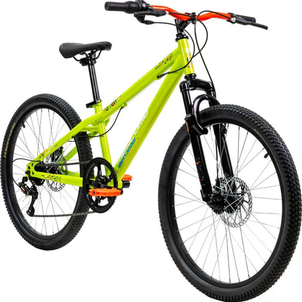 Bicicleta De Montaña Mercurio Seven R24'' 7v Verde Lima