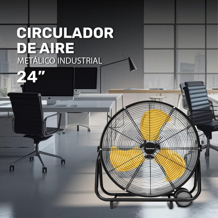 VENTILADOR TAURUS COLOSSAL METALICO INDUSTRIAL DE 24''