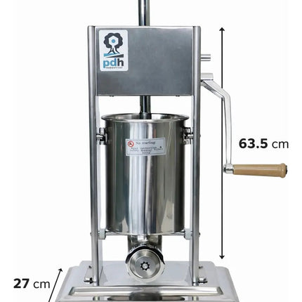Churrera PDH PD120 Industrial Acero Inoxidable Manual
