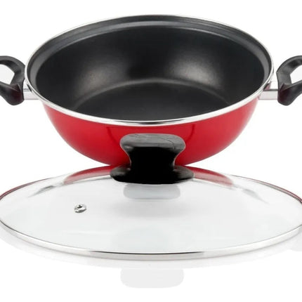 Arrocera Magefesa 01PVARCOR26 Coral 26Cm Tapa De Vidrio Plateado