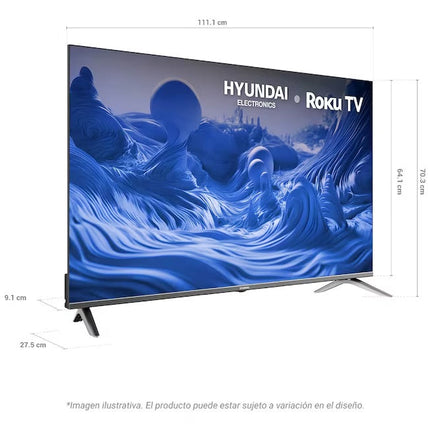 Pantalla Hyundai HYLED5026QR 50" Smart TV 4K UHD Roku
