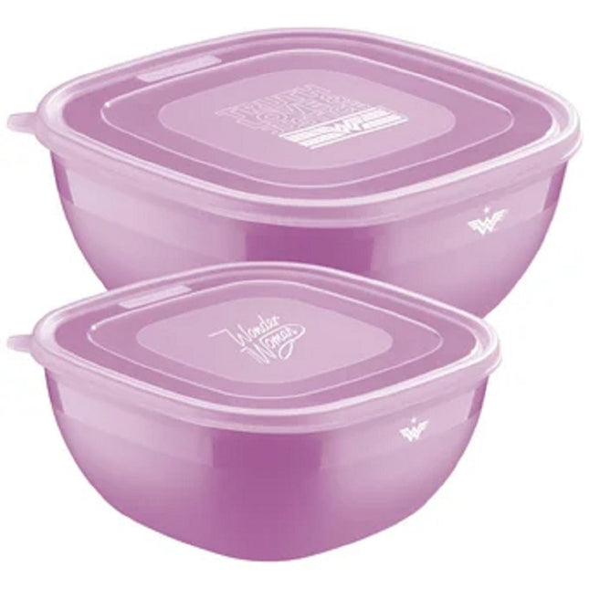 Juego de Topper Tramontina 29899052 Mujer Maravilla Polipropileno Magenta 2 Pzs