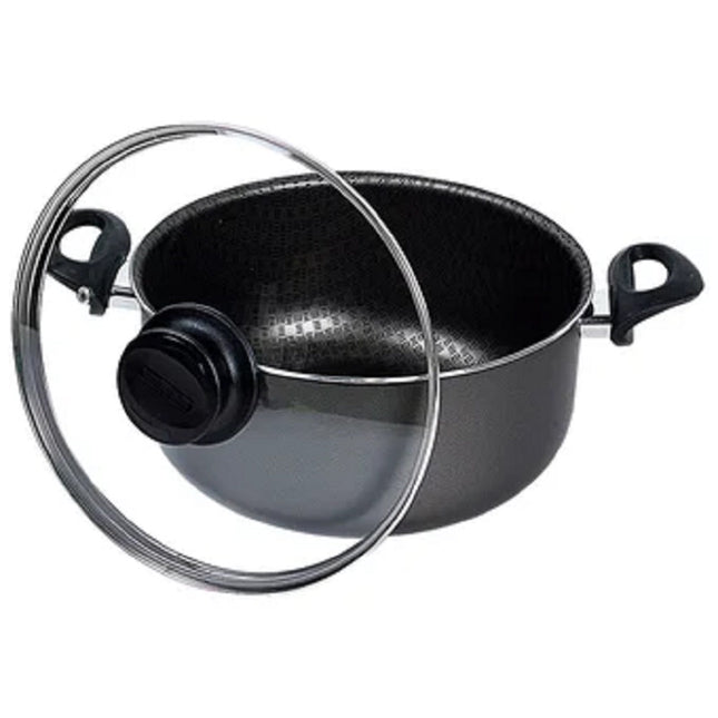 BATERÍA DE COCINA TRAMONTINA PARIS 20599/389 7 PIEZAS NEGRA
