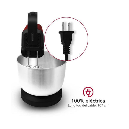 Batidora de Mano con Pedestal RCA RC-71 Tazón Acero Inox 3L