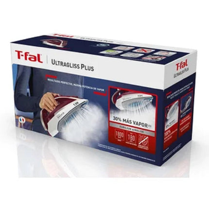 Plancha T-FAL FV6811X0 de 1,800 W color Tinto
