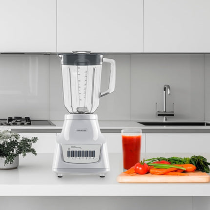 Licuadora Taurus MAGNIFIQUE de vidrio 1.25 L Blanca 700W