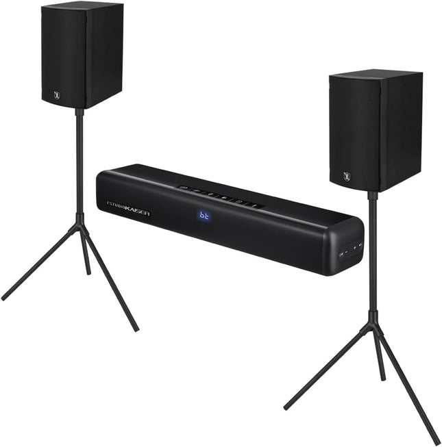 Sistema de Teatro en Casa Bluetooth Kaiser KXB-6020 35 Pulgadas 2 Satélites con Tripié más Control Remoto