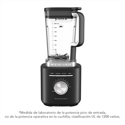 Licuadora Kitchenaid 7KSB2072MBM Pure Power de 2L Negro Matte