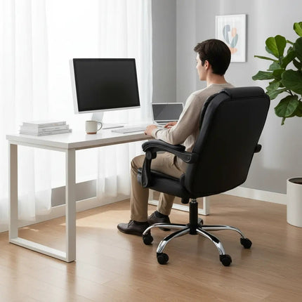 Silla De Escritorio Cuory  CUO1P Ergonómica Negra