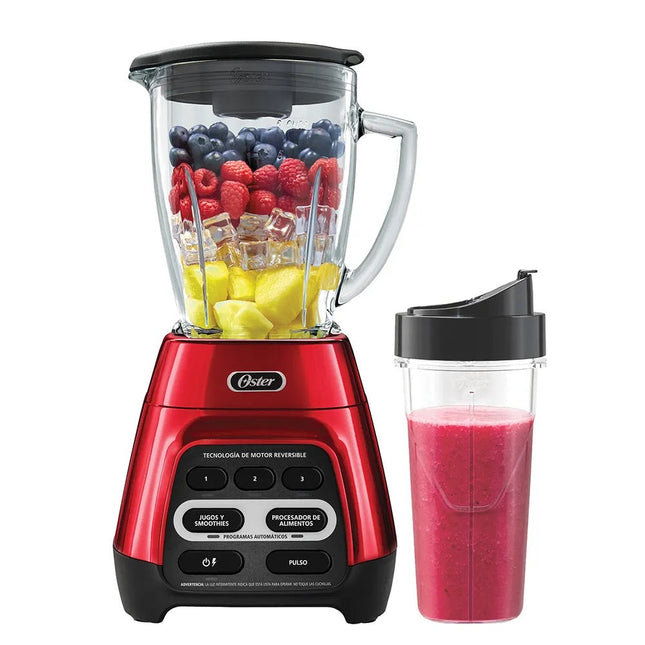 Licuadora Oster® BLSTPYG1310RBG Reversible y vaso Blend-N-Go