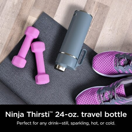 Botella de Agua Ninja Thirsti DW2401BL 700 ml de Acero Inoxidable