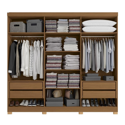 ROPERO KAPPESBERG CB02R582 DE 223X242X47 CM COLOR CANELA