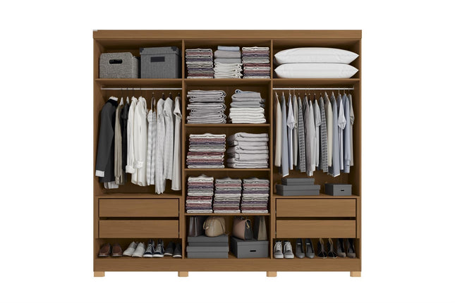 ROPERO KAPPESBERG CB02R582 DE 223X242X47 CM COLOR CANELA