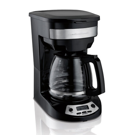 Cafetera Programable 12 Tazas Hamilton Beach 46299J  3 opciones de preparación