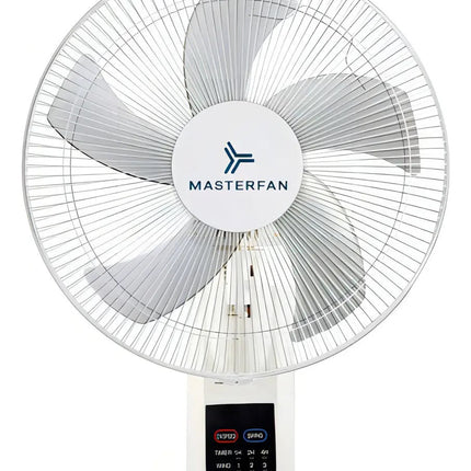 Ventilador Pared Masterfan VDMUSLBL18 18'' Control Blanco Metal 5 45 Cm 60hz Blanco