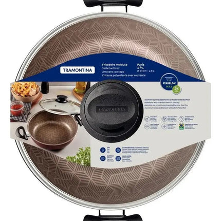 Arrocera Con Tapa Tramontina 28517724  24 Cm Paris