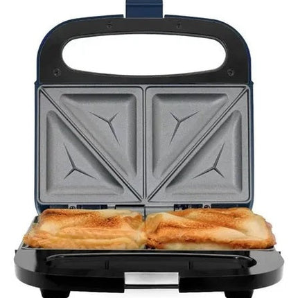 Combo Tostador sagitario Navy de 7 Vel + Sandwichera Placas Antiadherentes S2P NAVY Azul + Juego de Sartenes Tramontina 32300615 Sicilia Azul