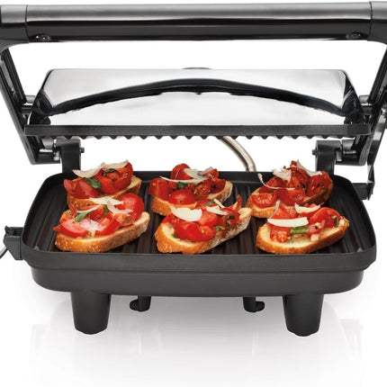Sandwichera Panini Hamilton Beach 25460G Press Gourmet