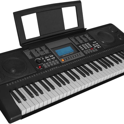 Teclado Musical Kaiser MTC-5520 de 61 Teclas 180 Ritmos, 160 Tonos, 61 Percusiones