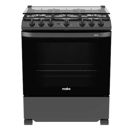 Estufa Mabe de Piso EMH7602JBS0 30" con 6 Quemadores de Gas