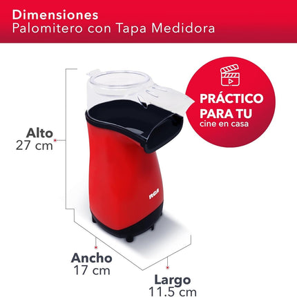 Palomitero RCA con Tapa Medidora RC-1025