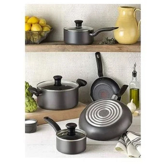 Baterial T-Fal B208SA64 INITIATIVES 10 Piezas Negro