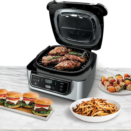 Parrilla eléctrica Ninja AG300 para interiores 4 en 1, Foodi