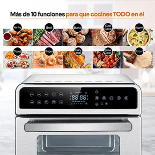 Horno MasterChef Digital MK-AFO-20SDT 20 Litros Plata