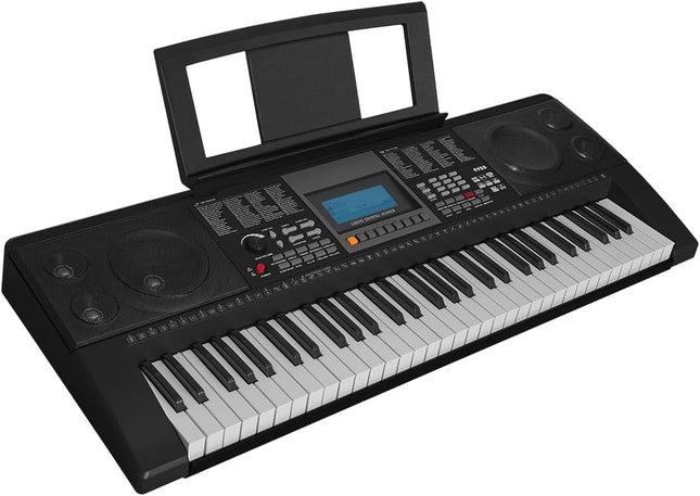 Teclado Musical Kaiser MTC-5520 de 61 Teclas 180 Ritmos, 160 Tonos, 61 Percusiones
