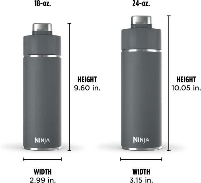 Termo Ninja DW1801GY de 532ml 18 oz Thirsti Gris