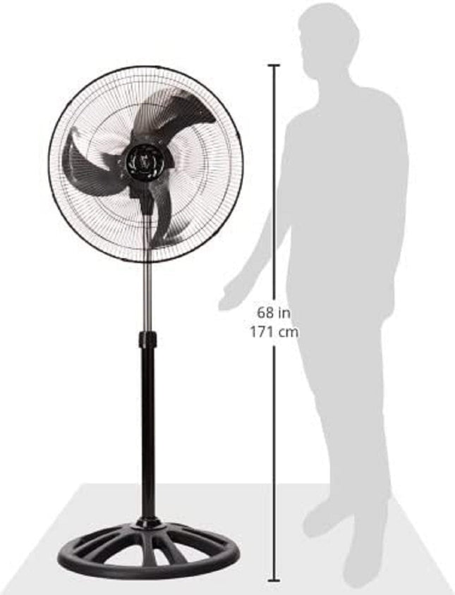 VENTILADOR 18" PEDESTAL INDUSTRIAL MARCA Z FAN 3389