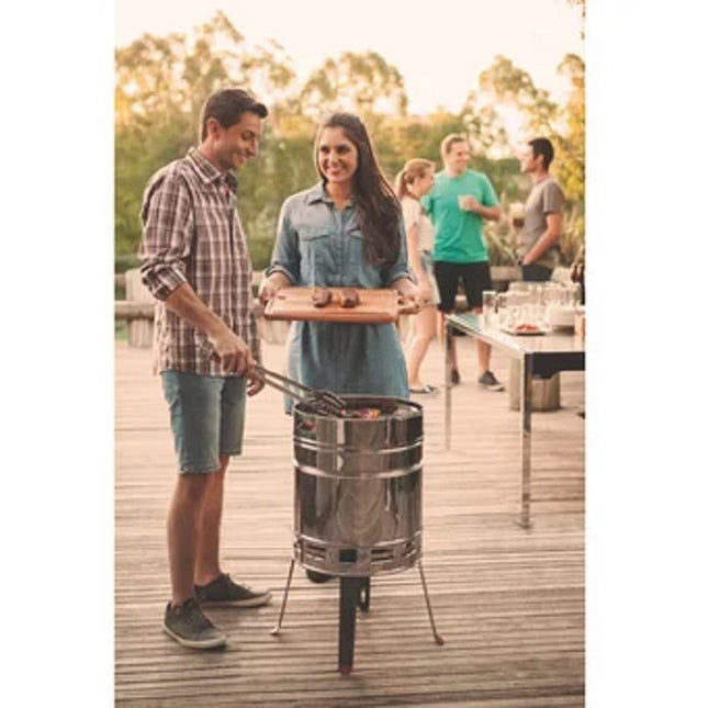 Oferta Asador al Carbón TCP 400 de Acero Inoxidable